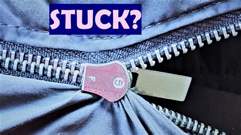 burberry coat zipper gets stuck|how to fix a stuck zipper.